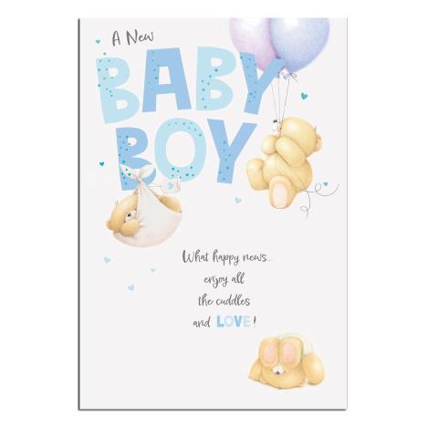 New Baby Boy Forever Friends Card